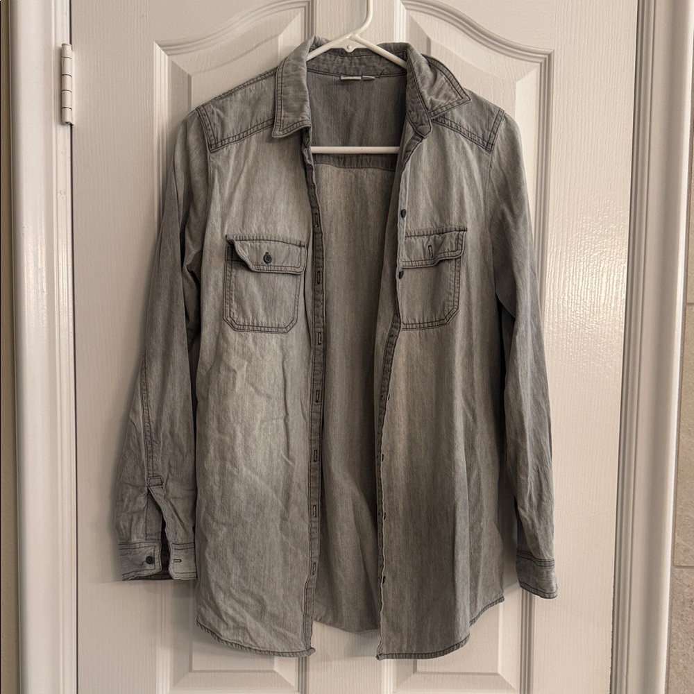 BP Light Gray Denim Shirt
